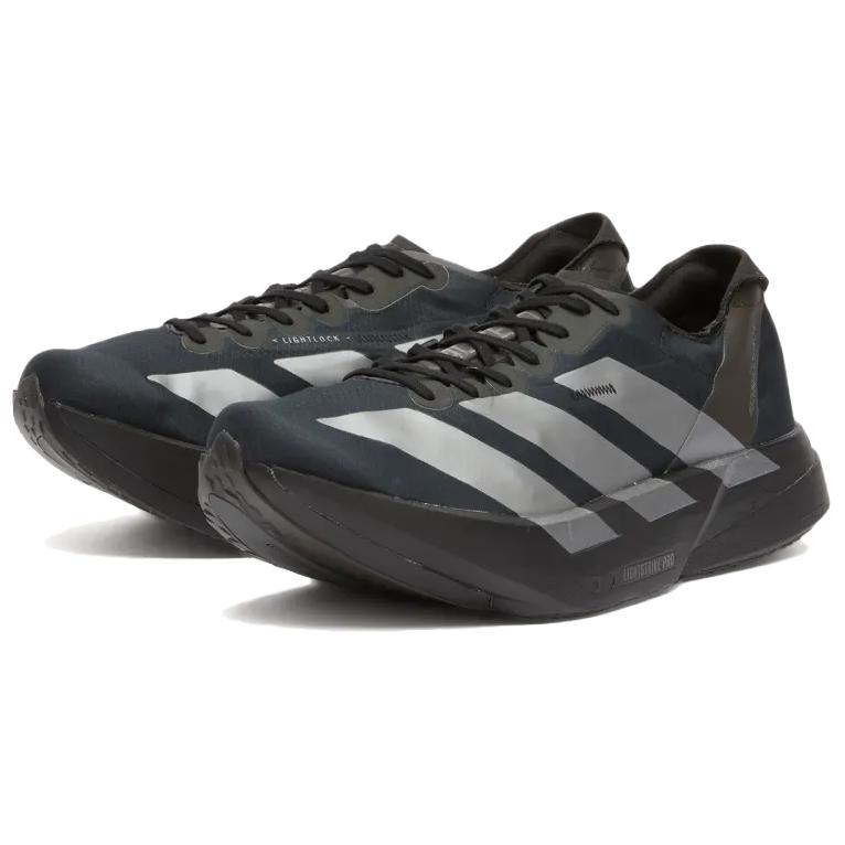 Adidas Adizero Adios Pro 4 Abrasion Resistant Low top Casual Running Shoes Men's Black