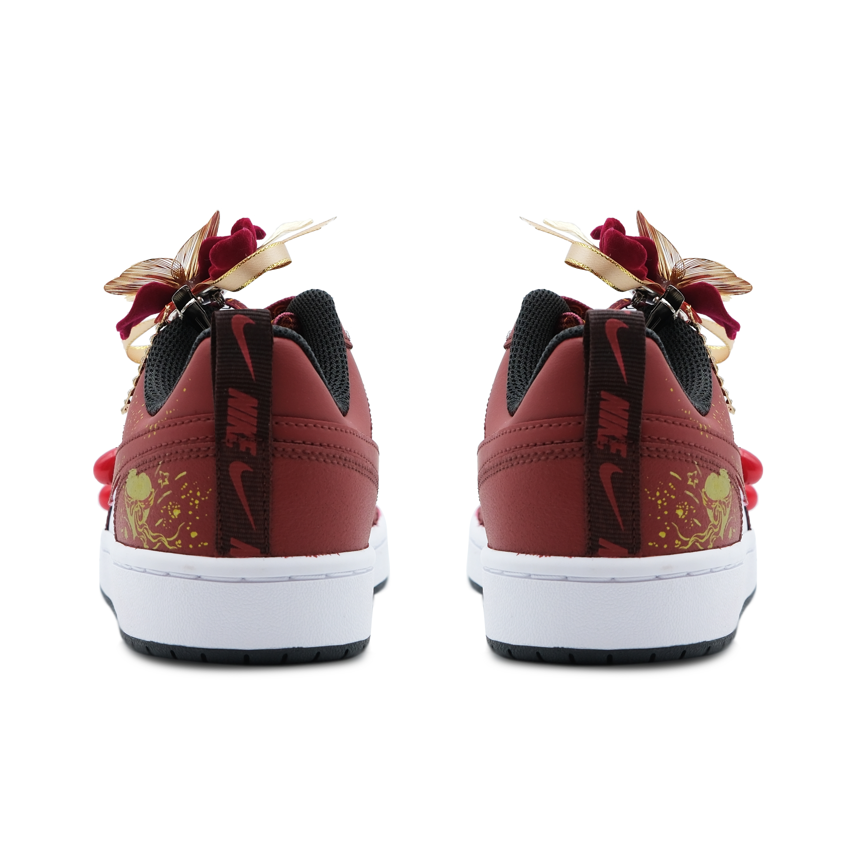 Nike Court Borough Slip Resistant Abrasion Resistant Low top Skateboard Shoes Women's Red купить в интернет-магазине Yoocart с быстрой доставкой по России.