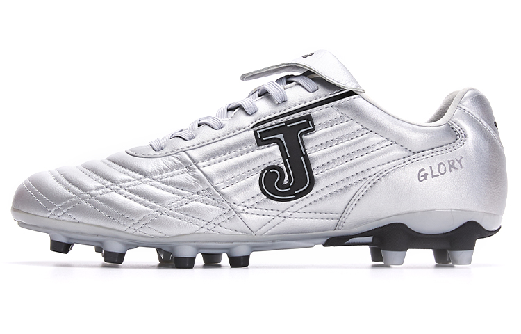Joma FG Rubber Long Studs Anti Slip Wear Resistant Soccer Shoes Men's Silver