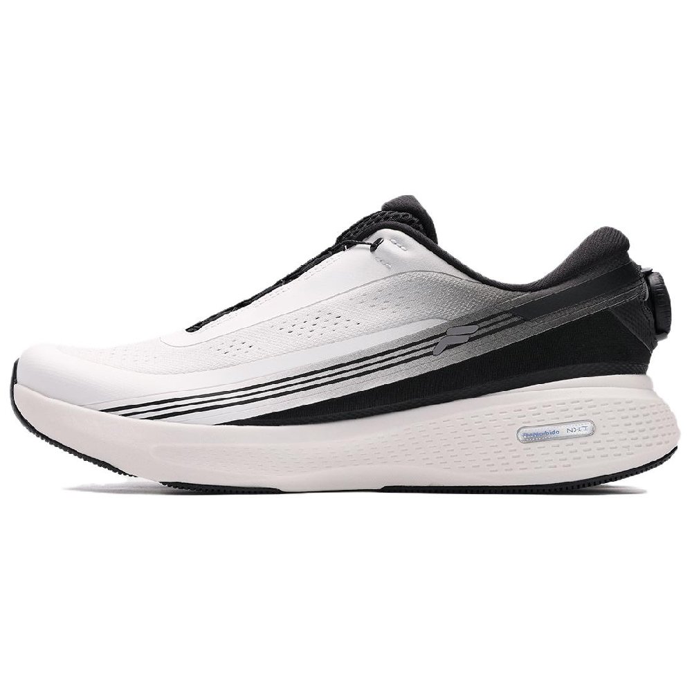 FILA Performance Abrasion Resistant Low Top Running Shoes Men's White