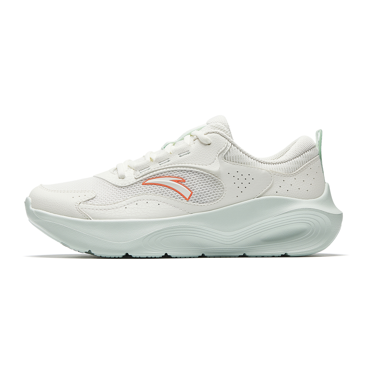 Anta Comprehensive Training Shoes Fitness Running Training Shoes Women's Ivory White/Oxygen Green