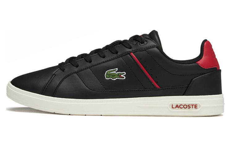 LACOSTE Low Top Skateboard Shoes Men's Black