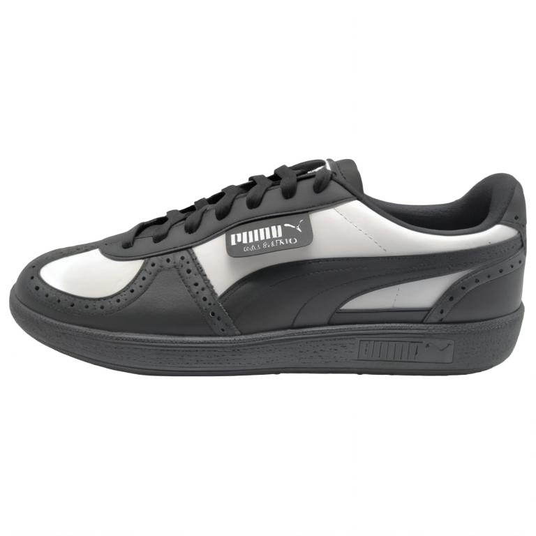 PUMA Low Top Casual Shoes Unisex Black White