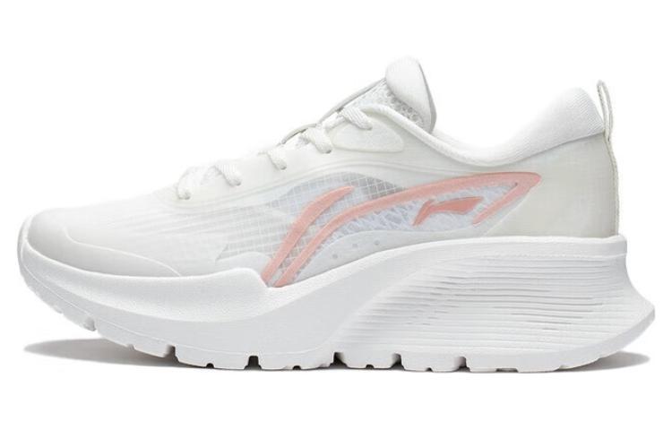 LiNing EazGo Easy Comfort Soft Durable Breathable Low-Top Running Shoes Women's White