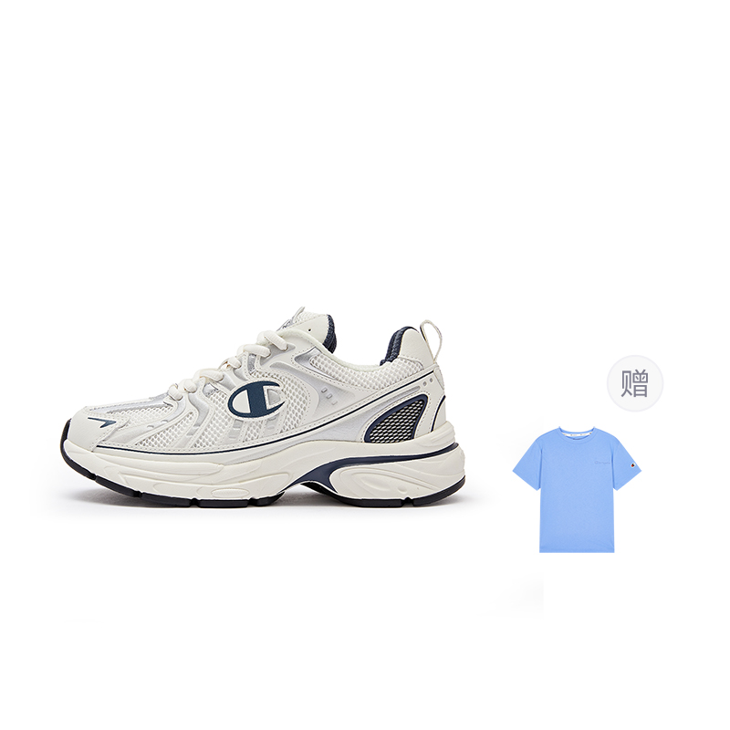 Champion Wear-Resistant Slip-Resistant Low-Top Running Shoes Women's Dark Blue
