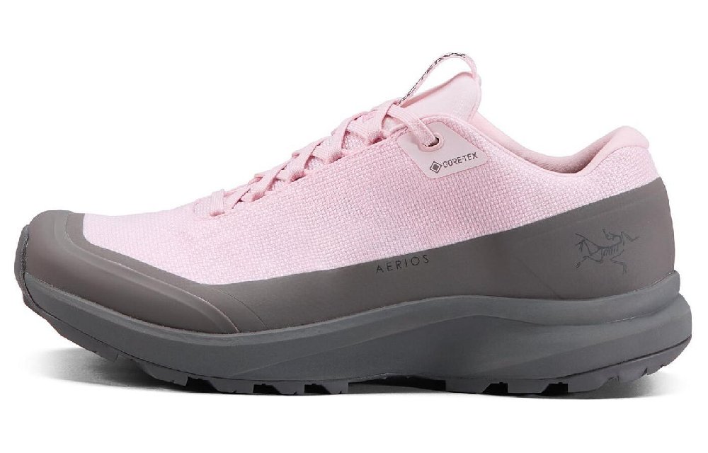 Arcteryx Aerios Cushioned Slip Resistant Abrasion Resistant Breathable Low Top Hiking/Trekking Shoes Women's Pink