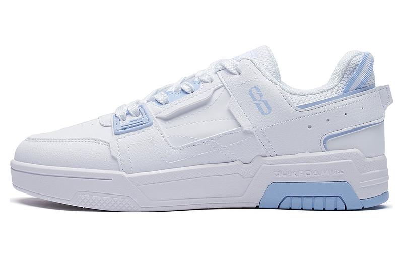 361° Anti-Slip Wear-Resistant Low-Top Skateboard Shoes Women's Calm Breeze Blue