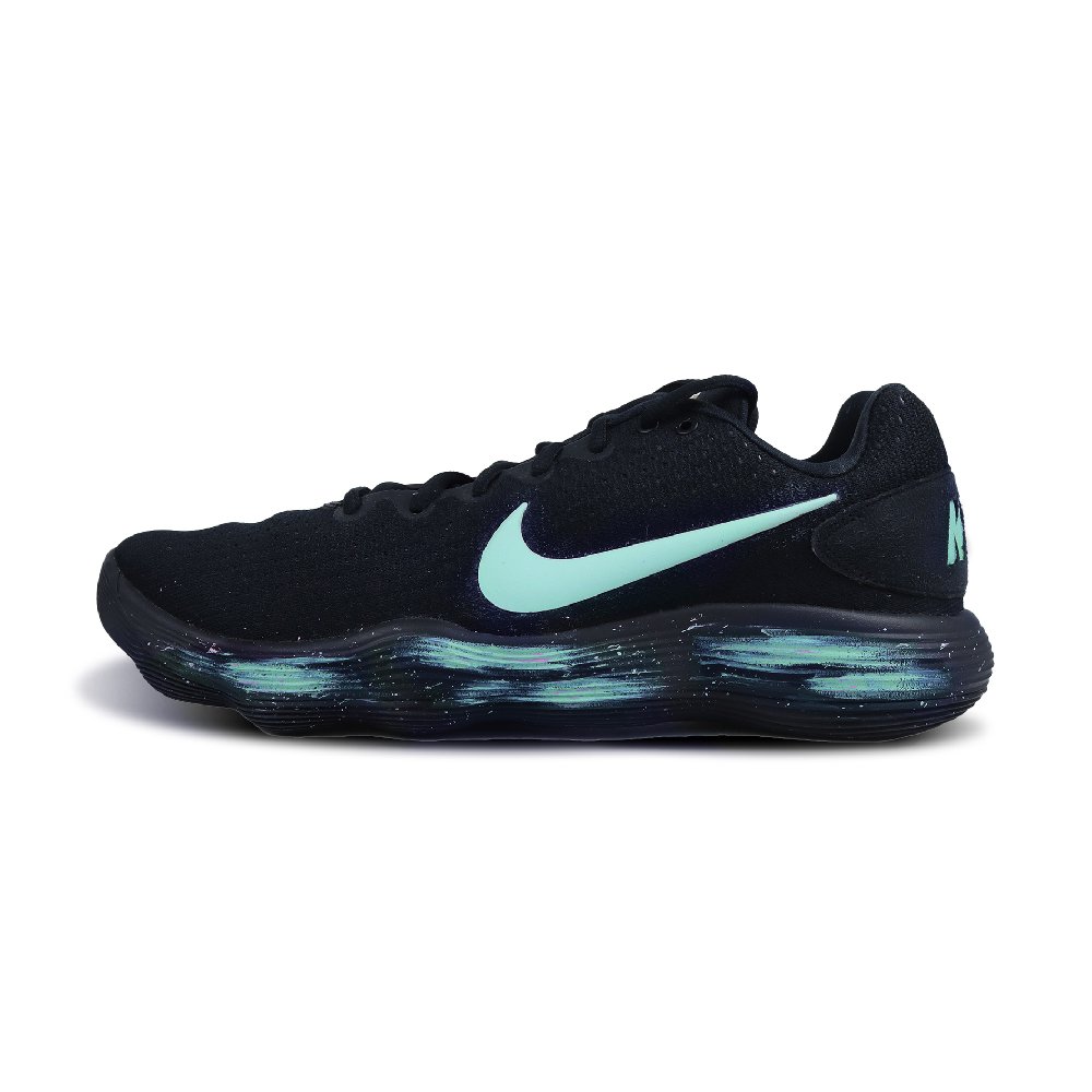 Nike Hyperdunk 2017 Black Green Dynasty Abrasion Resistant Low Top Basketball Shoes Men's Green