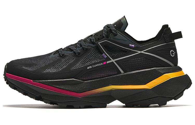 Anta Anta Champion All Weather Series Cushioned Slip-Resistant Low-Top Outdoor Shoes Women's Black Yellow