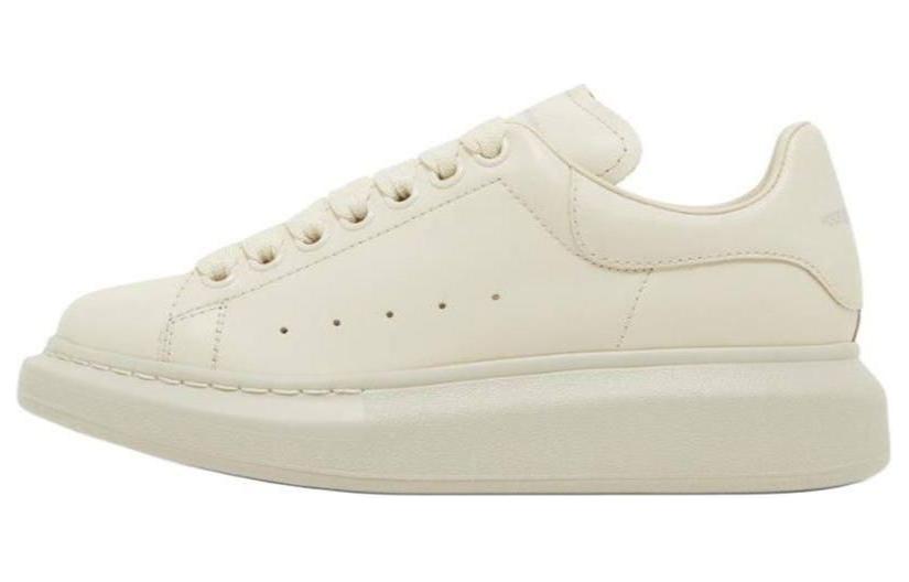 Alexander McQueen Oversized Sneaker Skateboard Shoes Women's Beige