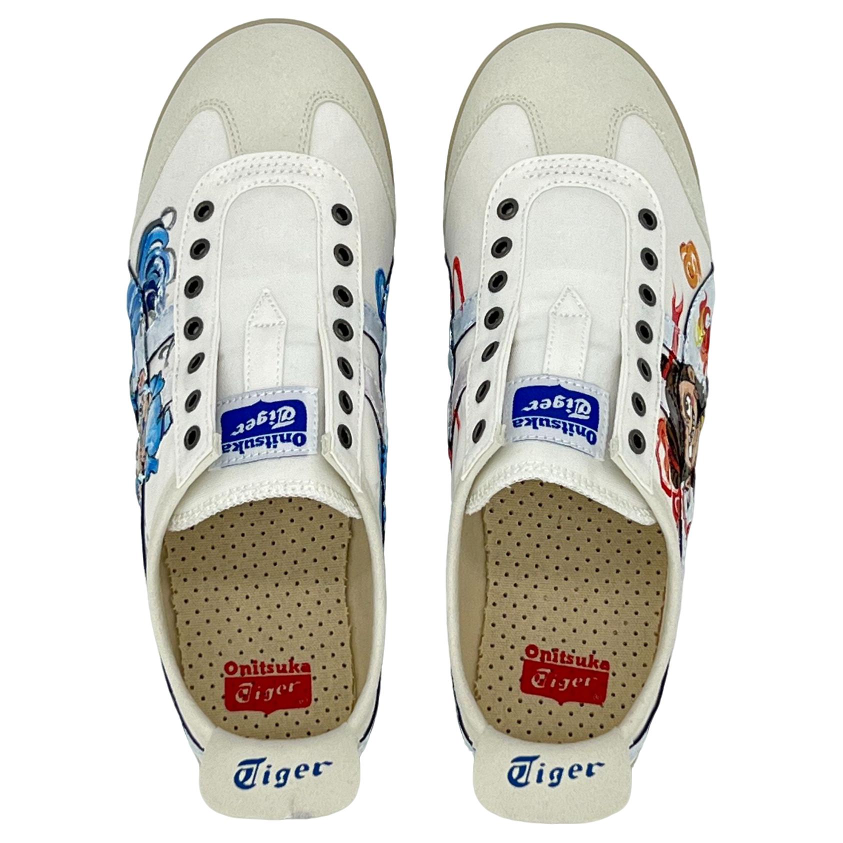 Onitsuka Tiger MEXICO 66 Casual Shoes Unisex Low Top White/Blue/Red купить в интернет-магазине Yoocart с быстрой доставкой по России.