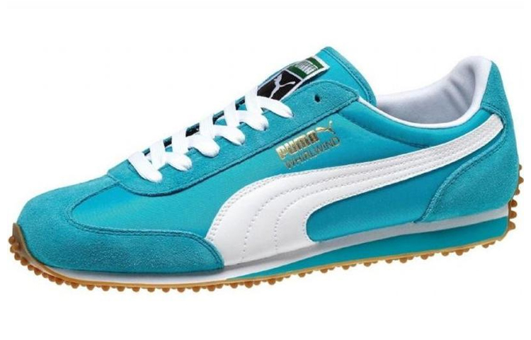 PUMA Whirlwind Classic Cushioned Slip-Resistant Abrasion-Resistant Breathable Low-Top Running Shoes Men's Blue White купить в интернет-магазине Yoocart с быстрой доставкой по России.
