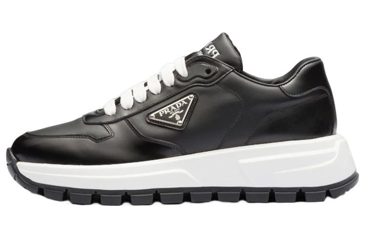 PRADA Cushioning Low-Top Sports Casual Shoes Women's Black
