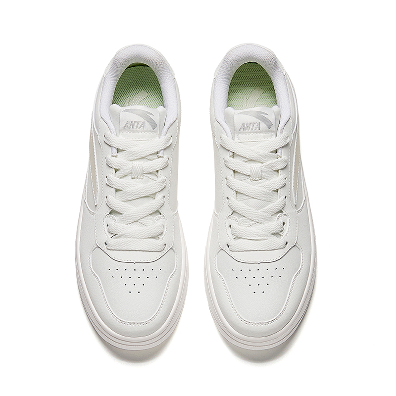 Anta Relaxed Slip Resistant, Abrasion Resistant, Breathable Low top Skateboard Shoes Men's Papyrus White купить в интернет-магазине Yoocart с быстрой доставкой по России.