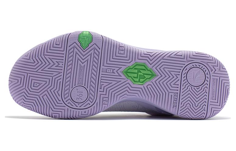 361° DVD1 Basketball Shoes Men Low Top Purple/Green