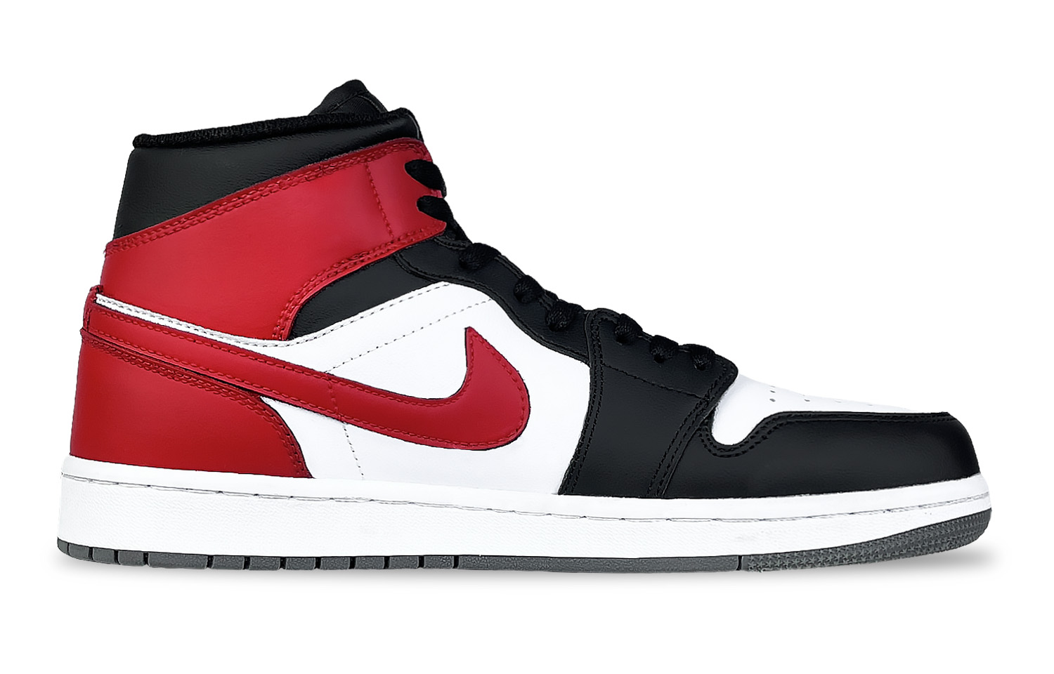 Jordan Air Jordan 1 Bull Dynasty Abrasion Resistant Mid top Vintage Basketball Shoes Men's Black Red купить в интернет-магазине Yoocart с быстрой доставкой по России.