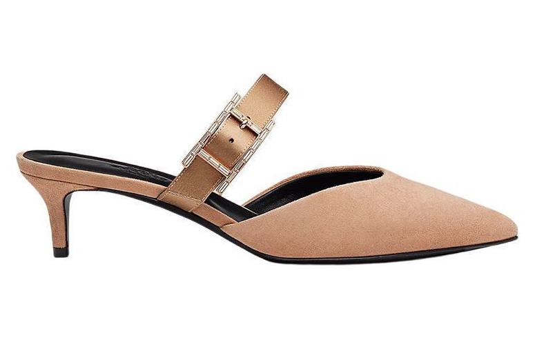 HERMES Closed Toe Slippers Women's Pink купить в интернет-магазине Yoocart с быстрой доставкой по России.