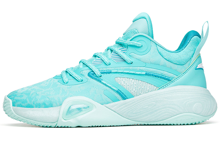 Anta Feather Feather Cushioned Slip-Resistant Abrasion-Resistant Low-Top Performance Basketball Shoes Men's Green