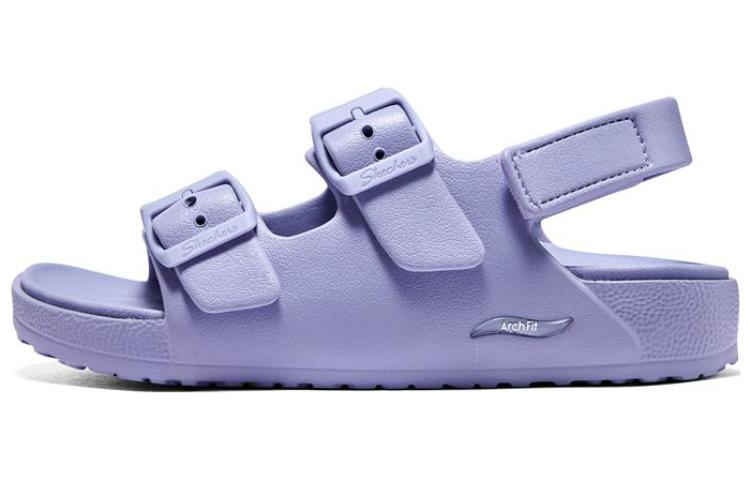 Skechers Rubber Sole Slide Slippers Women's Purple