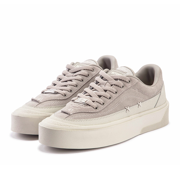 361° Slip-Resistant Coverage Low-Top Skateboard Shoes Men's Gray купить в интернет-магазине Yoocart с быстрой доставкой по России.