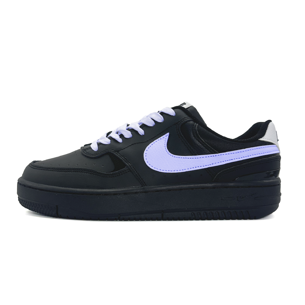 Nike Gamma Force Purple Art Inc Abrasion Resistant Low Top Skateboard Shoes Unisex Black Purple