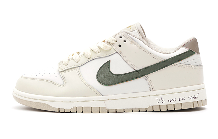 Nike Dunk Low Low-Top Skateboard Shoes Women's Olive Green