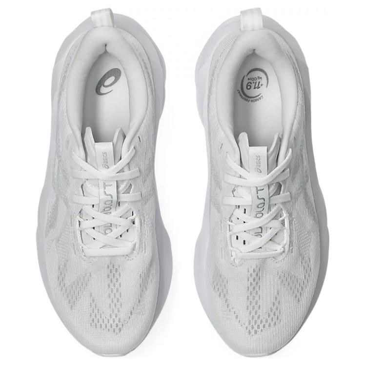 Asics Novablast 5 White Piedmont Grey Women's