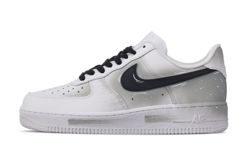 Nike Air Force 1 Flying Life Coverage Warm Low-Top Skateboard Shoes Men White Gray