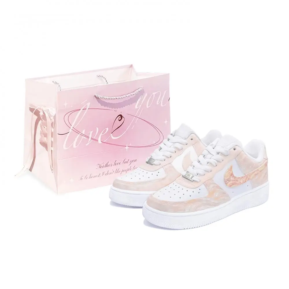 Nike Air Force 1 Skateboard Shoes Unisex Low top White/Yellow/Gray