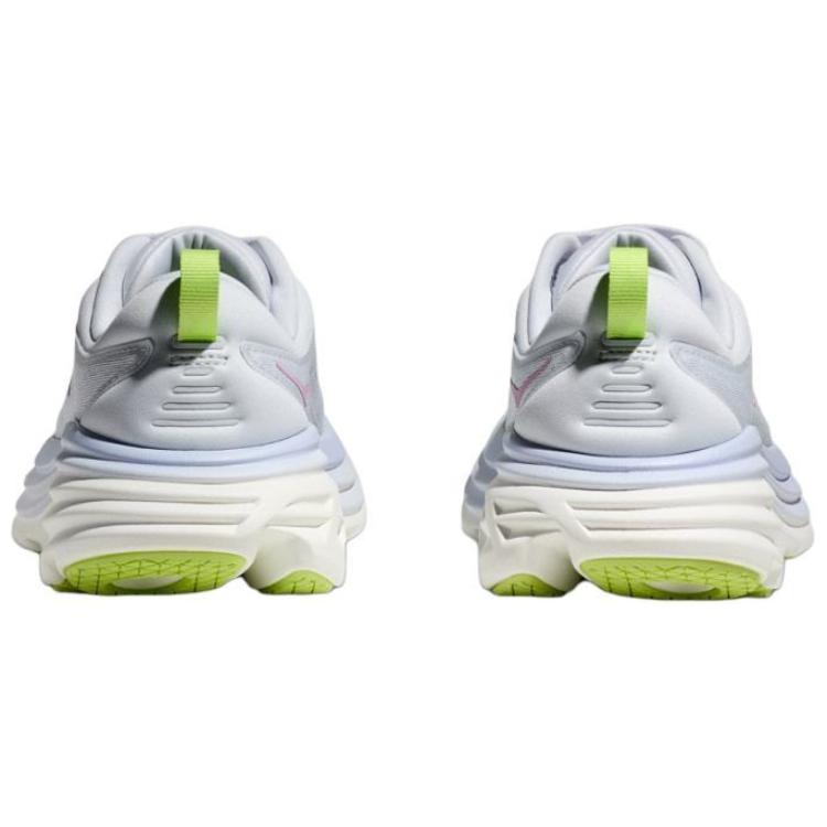 HOKA ONE ONE Bondi 8 Anti-Slip Wear-Resistant Low-Top Casual Running Shoes Women's Blue Pink