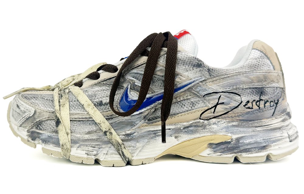 Nike Initiator Cushioning, Slip Resistant, And Abrasion Resistant Low Top Casual Running Shoes Unisex Ecru
