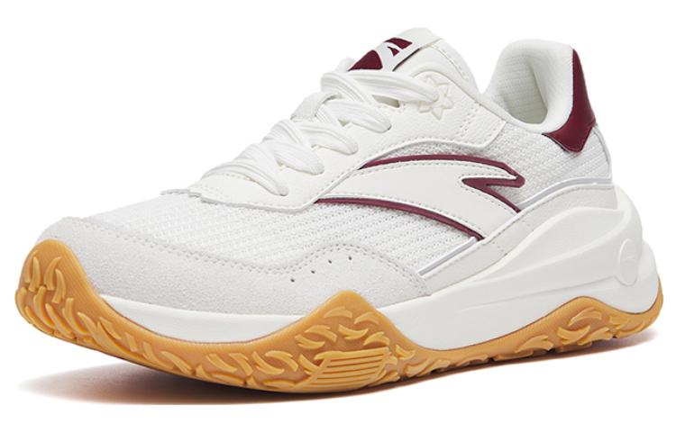 Anta Set Sail Anti-Slip Wear-Resistant Low-Top Sports Casual Shoes Women's White Gray Red купить в интернет-магазине Yoocart с быстрой доставкой по России.