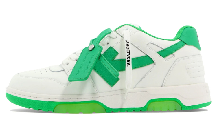 OFF WHITE Out Of Office Low Top Sneaker 'Green White'