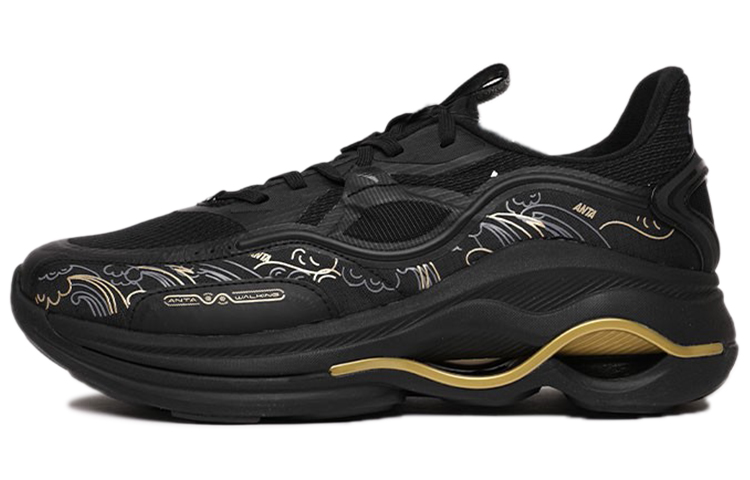 ANTA Variety Training Collection Training Shoes Men's Low top Black/Gold
