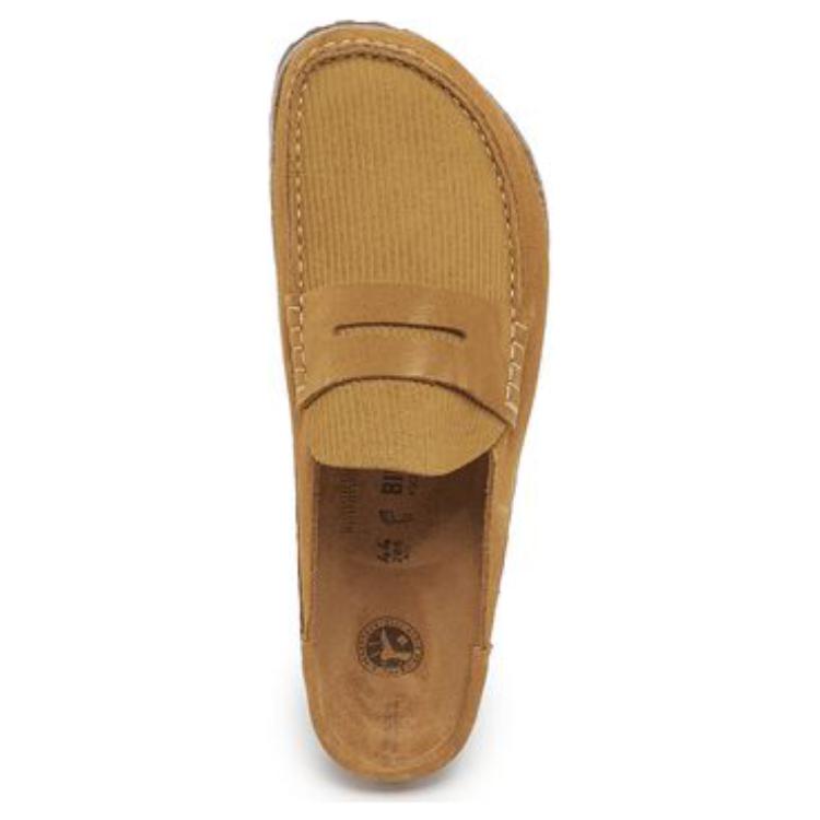 Birkenstock Naples Suede Leather 'Corduroy Cork Brown' купить в интернет-магазине Yoocart с быстрой доставкой по России.