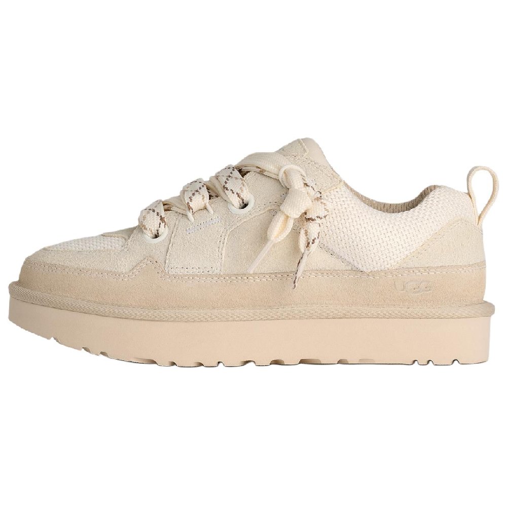 UGG Highland Low Top Skateboard Shoes Women's Jasmine White
