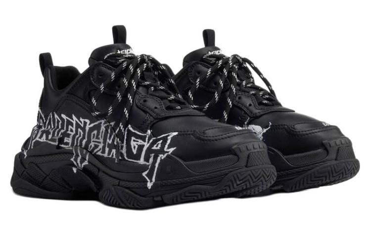 Balenciaga Triple S Low-Top Chunky Sneakers Women's Black купить в интернет-магазине Yoocart с быстрой доставкой по России.