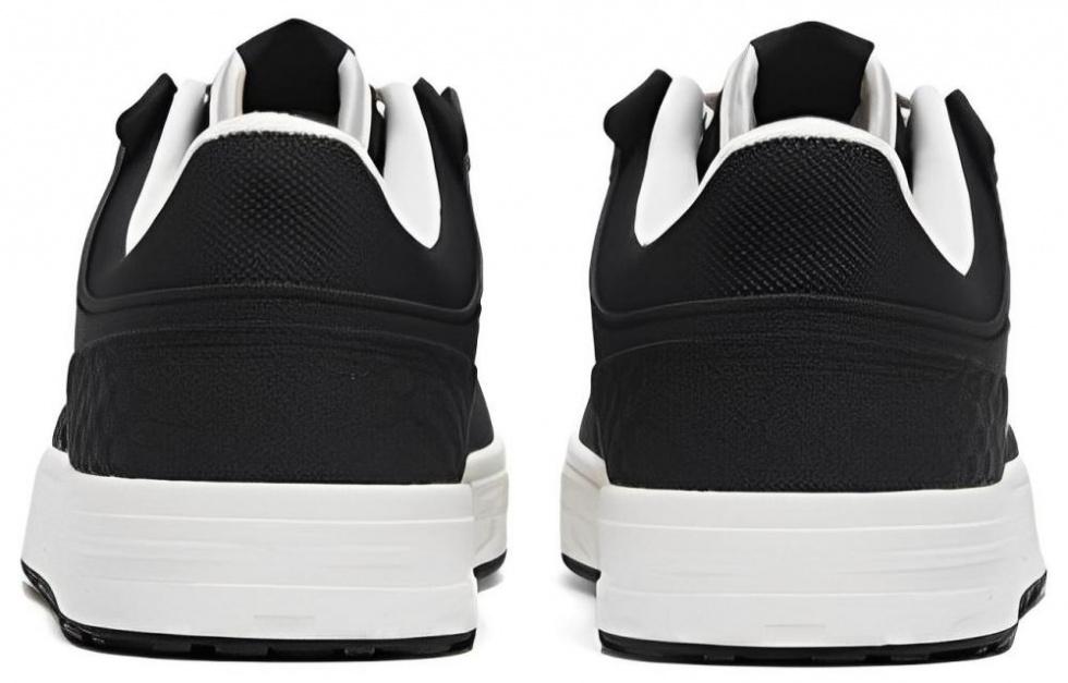 Anta Street Naughty Anti Slip Wear Resistant Low Top Skateboard Shoes Women's Black White
