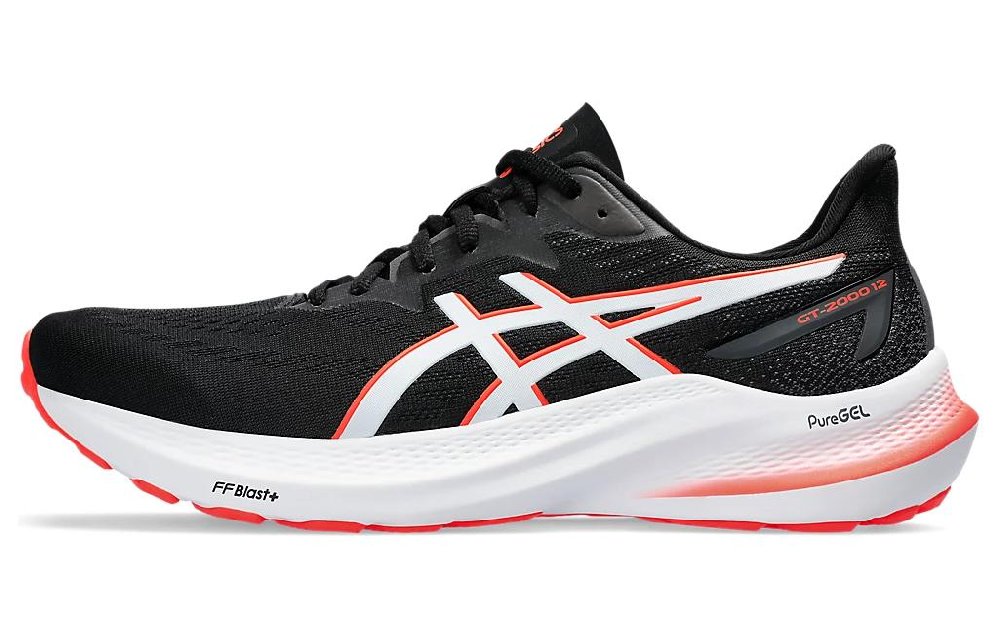 Asics GT 2000 12 Black Sunrise Red