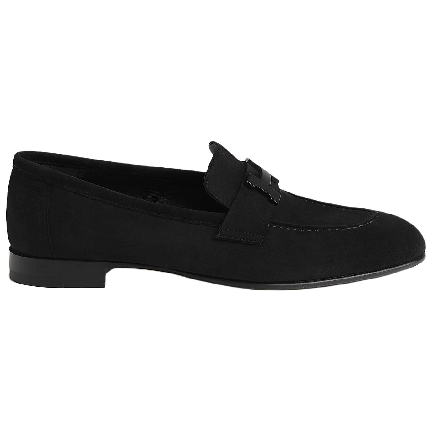 HERMES PARIS Loafers Women's Black