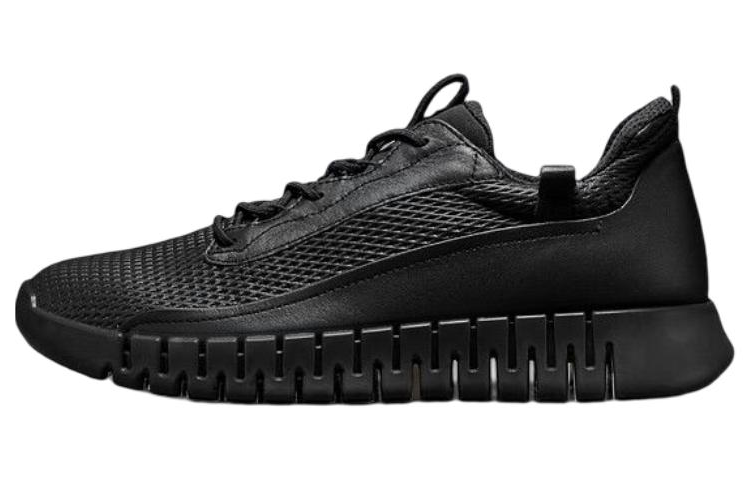 Ecco Low-Top Sports Casual Shoes Men's Black