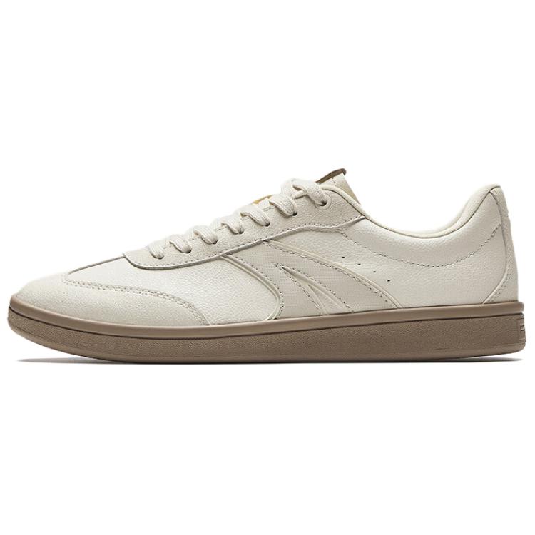 Anta Life Collection Slip Resistant, Abrasion Resistant, Lightweight Low Top Skateboard Shoes Men's Fish Belly Chalk