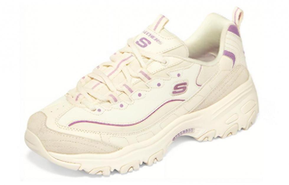 Skechers D'Lites 'Creamwhite Purple' Women's