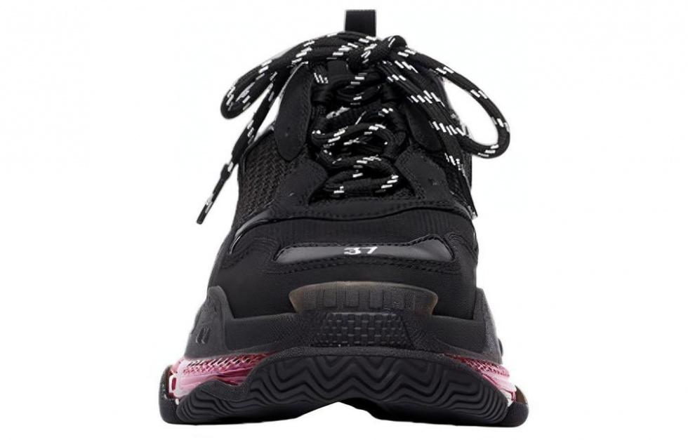 Balenciaga Triple S 'Clear Sole Black Pink Neon' Women's купить в интернет-магазине Yoocart с быстрой доставкой по России.