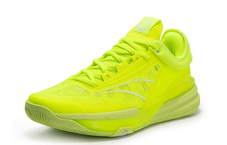 361° DVD1 Basketball Shoes Men Low Top Neon Solar Yellow/361 Degrees White