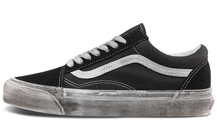 Old Skool Og Vans Lx 'Stressed Black White'