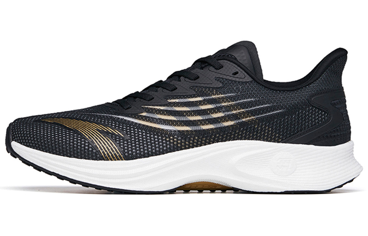 Anta MACH 2.0 Nitrogen Technology Durable Breathable Low-Top Running Shoes Men's Black