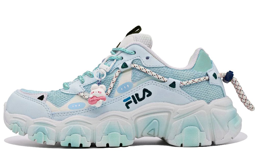 FILA Fluid Casual Shoes Unisex Low Top Blue/Green
