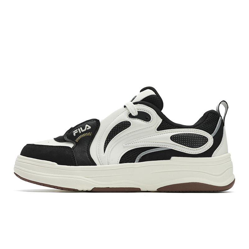 FILA VIBE Low Top Skateboard Shoes Men's Black White