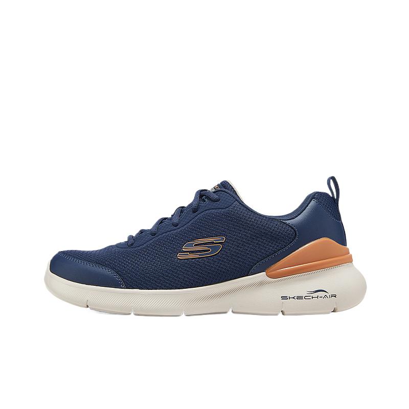 Skechers SPORT MENS Low Top Casual Shoes Men's Marine Blue